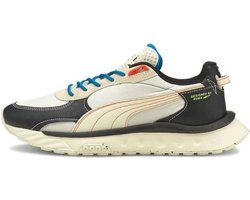 Puma Wild Rider Re.Gen - Maat 37 - Zwart/Beige - Sneakers Unisex