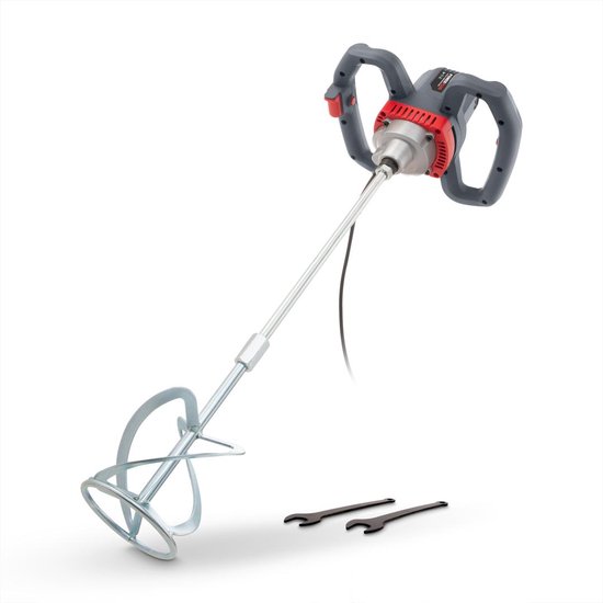 Powerplus POWE80070 Beton- & verfmenger - 1200W - Variabele snelheid - Incl roerstaaf 120x590mm