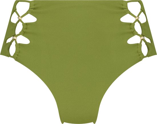 Hunkemöller Dames Badmode Rio Bikinibroekje Holbox - Groen - maat 2XL