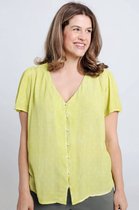 Paprika Blouse unie en viscose teinte froide