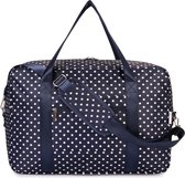 handbagage 45 x 36 x 20 opvouwbare reistas voor onder de stoel, draag- en handtas voor overnachten voor dames en heren, 25L