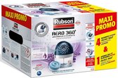Absorbeur d'humidité Rubson Aero 360 pack promo - appareil pour pièces jusqu'à 20m² - 1 pastilles neutre et 4 pastilles lavande