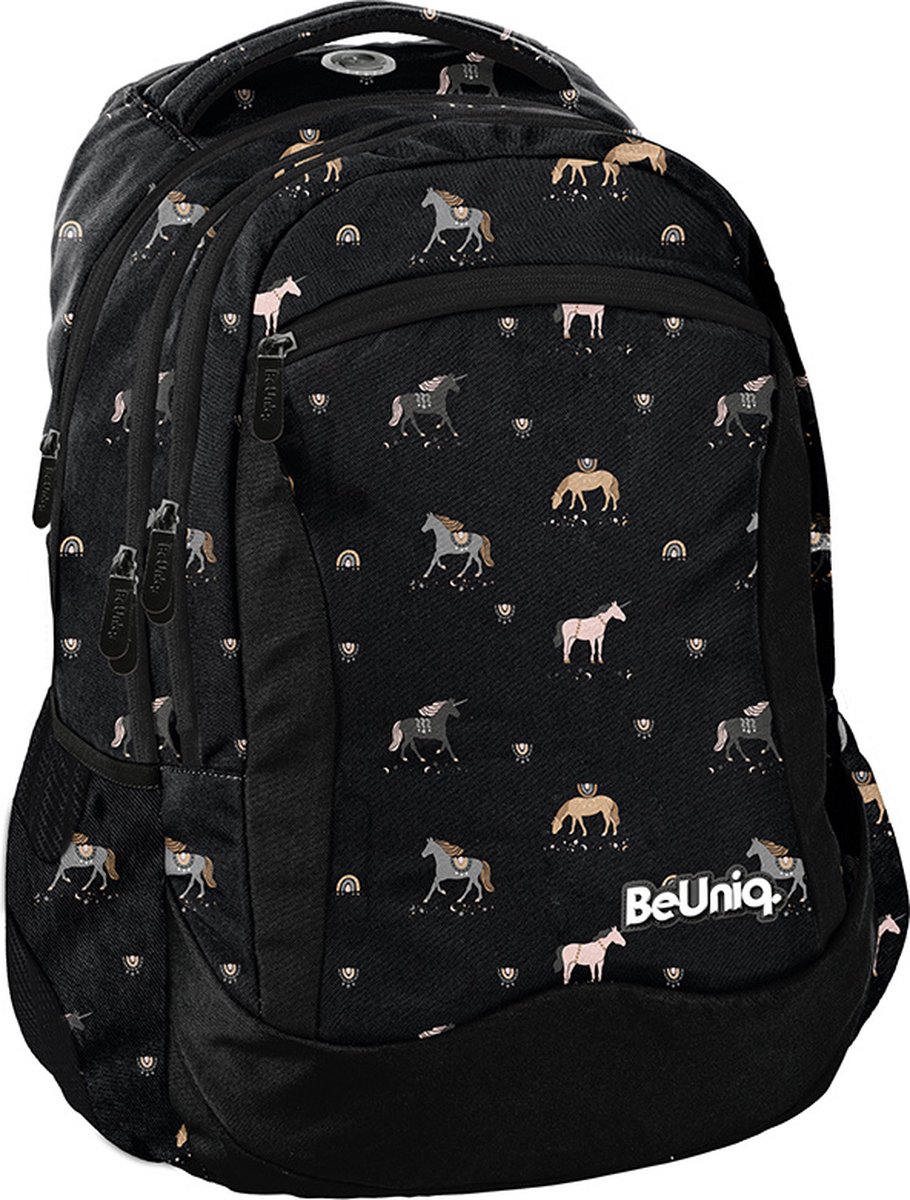BeUniq Rugzak Paardjes - 41 x 30 x 18 cm - Polyester