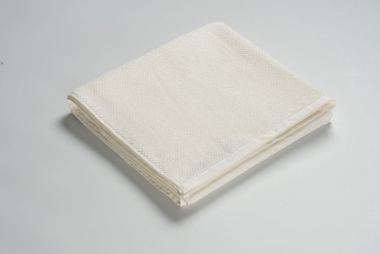 MAROYATHOME - UNO - Handdoek - 70x140 cm - Fairtrade Katoen - Oud Wit - Off White