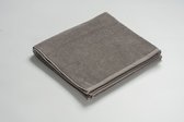 MAROYATHOME - UNO - Handdoek - 70x140 cm - Fairtrade Katoen - Stone Grey - Grijs
