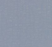 Uni kleuren behang Profhome 387457-GU vliesbehang hardvinyl warmdruk in reliëf licht gestructureerd in used-look mat blauw duifblauw 5,33 m2