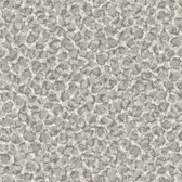 Dieren patroon behang Profhome 349022-GU vliesbehang glad design mat grijs crèmewit zilver 7,035 m2