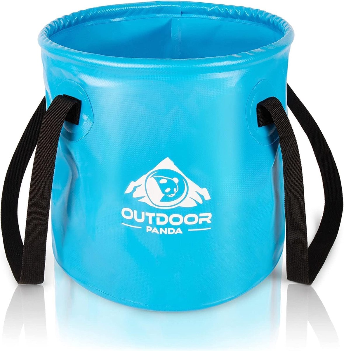 Goedkoopste Vouwkom 15 l, opvouwbare campingspoelbak, opvouwbare emmer van zeildoek, plastic, kom groot, rond, blauw