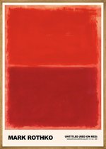 Mark Rothko Untitled (red on red) Poster - 50x70 cm