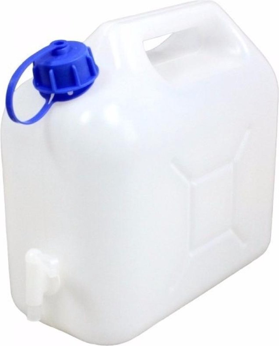 Jerrycan voor water 5 liter - incl. schenkkraan - waterjerrycan / watertank  | bol.com