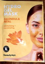 the Beautydept. sheetmask - hydrogel mask - calendula - gezichtsmasker - vegan - vochtingbrengend en verjongend - tissue masker