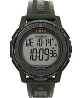 Timex Adrenaline TW5M58000 Horloge - Kunststof - Groen - Ø 46.5 mm