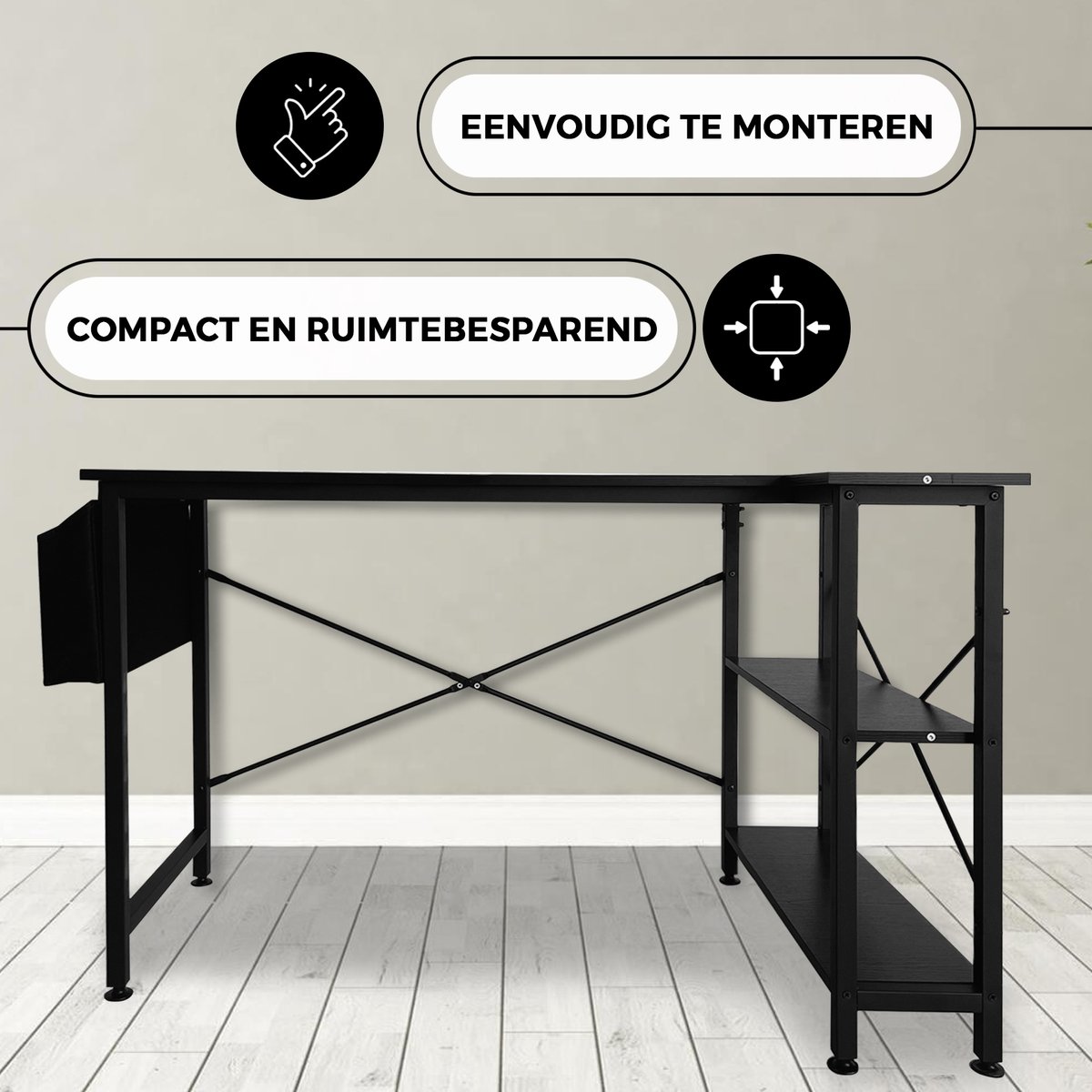 Bayt Hoekbureau - Bureau - 120 x 70 x 73 cm thumbnail 3