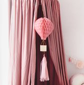 Partydeco - Honeycomb decoratie ballon roze