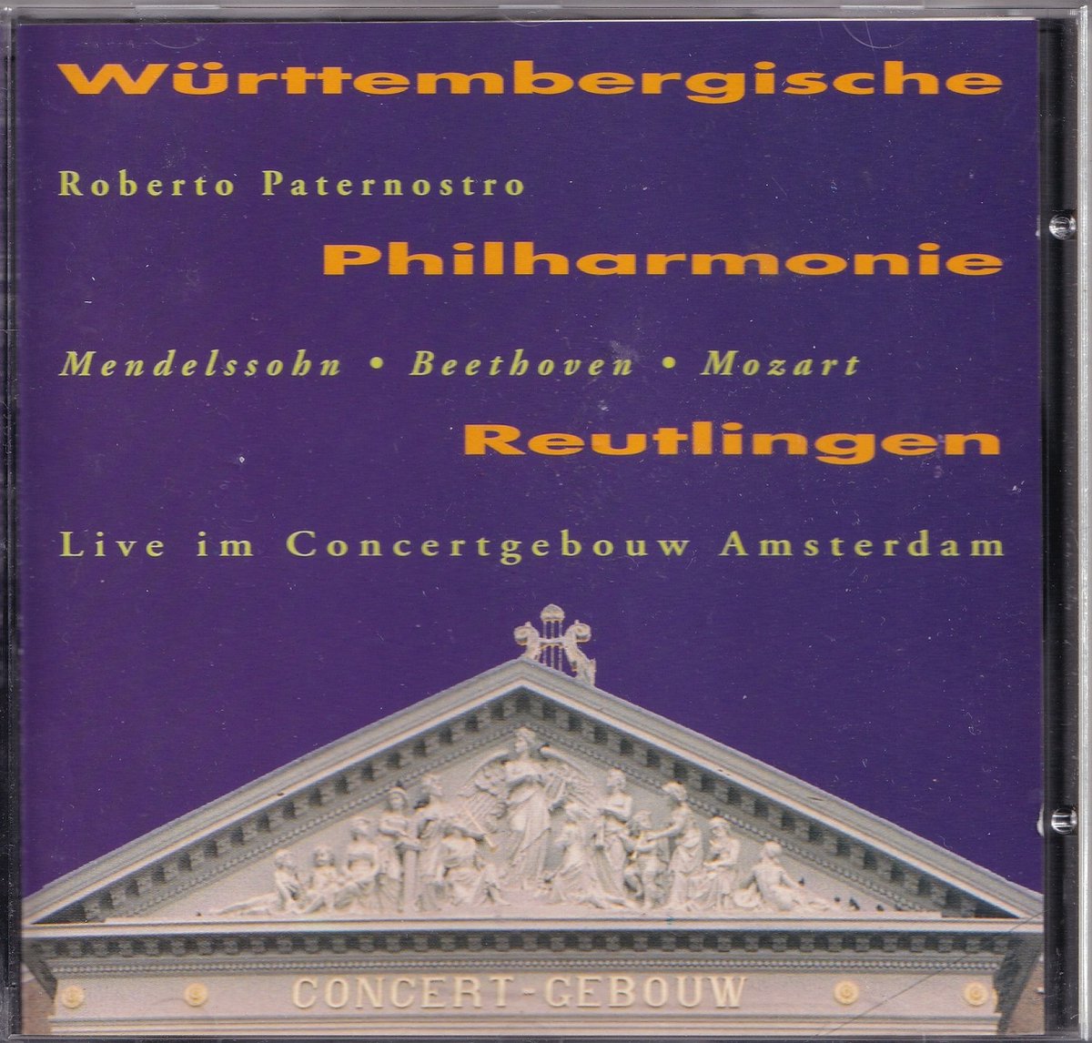 Symphonie nr. 1 in C-Dur op. 21, Ouvertures - Felix Mendelssohn-Bartholdy, Ludwig van Beethoven, Wolfgang Amadeus Mozart - Württembergische Philharmonie Reutlingen o.l.v. Roberto Paternostro