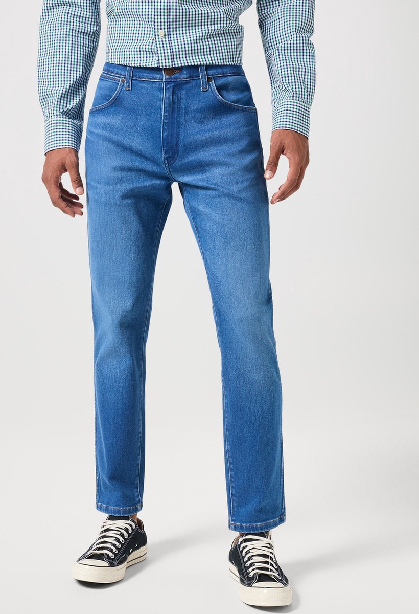 Wrangler - Larston - Heren Slim-fit Jeans - Rustic