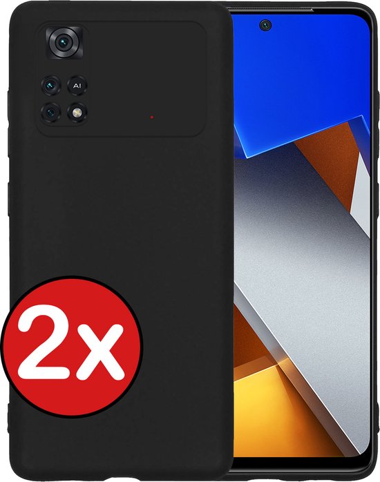 HAOYE Cover Per Xiaomi Poco X4 Pro 5G - Custodia Morbida TPU Con Motivo Brillantini, Viola Chiaro, Antiurto, Ultra Sottile