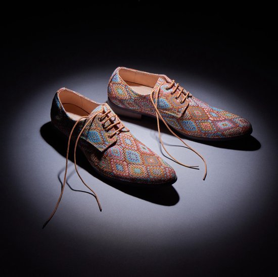 Andes Arty Maat 48 Lureaux Kleurrijke Schoenen Voor Heren Veterschoenen Met Print bol