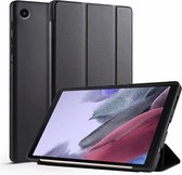 Tablethoes Geschikt voor: Samsung Galaxy Tab A7 Lite 8.7-Inch 2021 (SM-T227/T225/T220) Ultraslanke Hoesje Tri-Fold Cover Case - Zwart