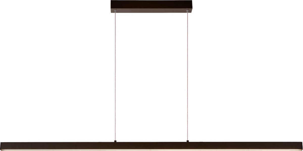 Hanglamp Kondora 120 Zwart - lengte 118,5cm - LED 30W 3300K 2700lm - IP20 - Dimbaar > lampen hang zwart | hanglamp zwart | hanglamp eetkamer zwart | hanglamp keuken zwart | led lamp zwart | sfeer lamp zwart | design lamp zwart | lamp modern zwart