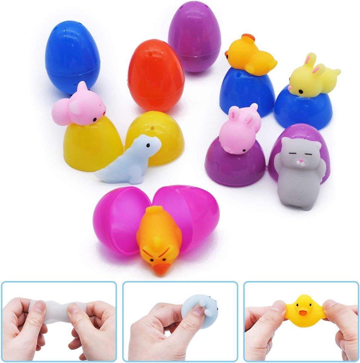 Aeyohni Squeeze Toys Squishy speelgoed 50 stuks voor kinderfeest