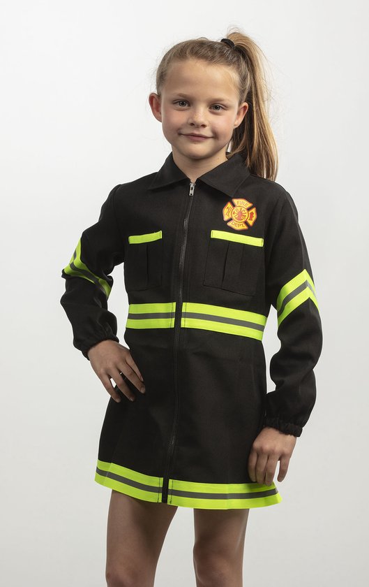 Brandweermeisje maat 152 - verkleedkleding