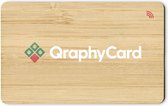 Carte de visite en bois | NFC et code QR | Partagez facilement vos coordonnées | Classique | QraphyCard