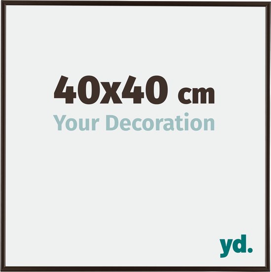 Cadre Photo Votre Décoration Evry - 40x40cm - Anthracite