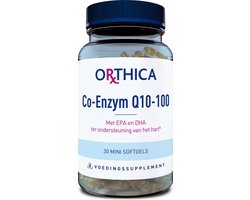Orthica Co-Enzym Q10-100 - Enzymen - 30 mini softgels