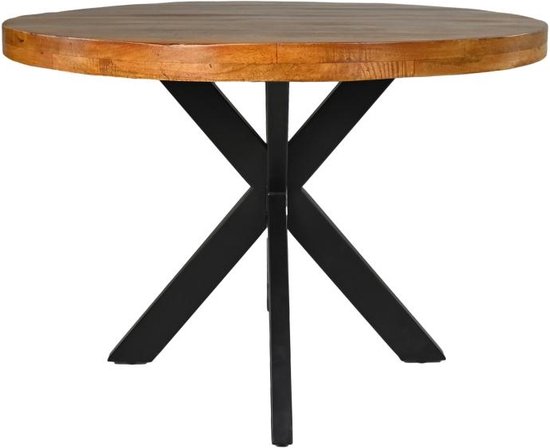 Stijlvolle eettafel - rechthoekig - 78x78cm - zwart