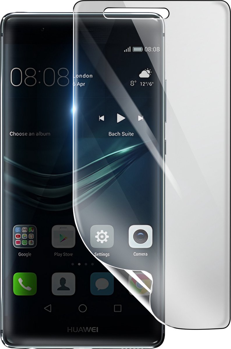 3mk, Geschikt voor Huawei P9, Schokbestendige Hydrogel Screenprotector, Transparant