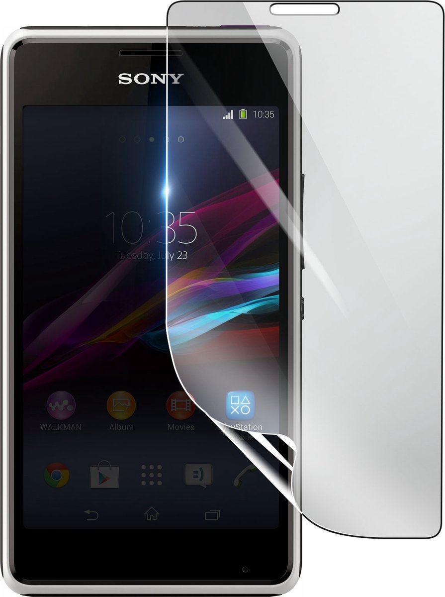 3mk, Geschikt voor Sony Xperia E1, Schokbestendige Hydrogel Screenprotector, Transparant