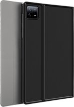 Just in Case Toetsenbord Hoes hoesje geschikt voor Xiaomi Pad 6 - Effen Zwart - Kunstleer - QWERTY indeling