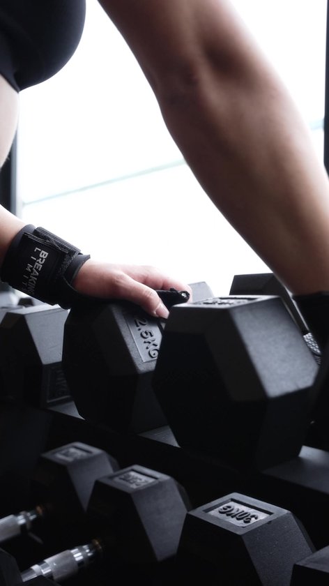 Breaking Limits Power Grips - Sangles de levage - Crochets de levage - Sangles de levage - Sangles de levage - Poignées de levage - Fitness, Crossfit & Musculation - 2 pièces - Zwart
