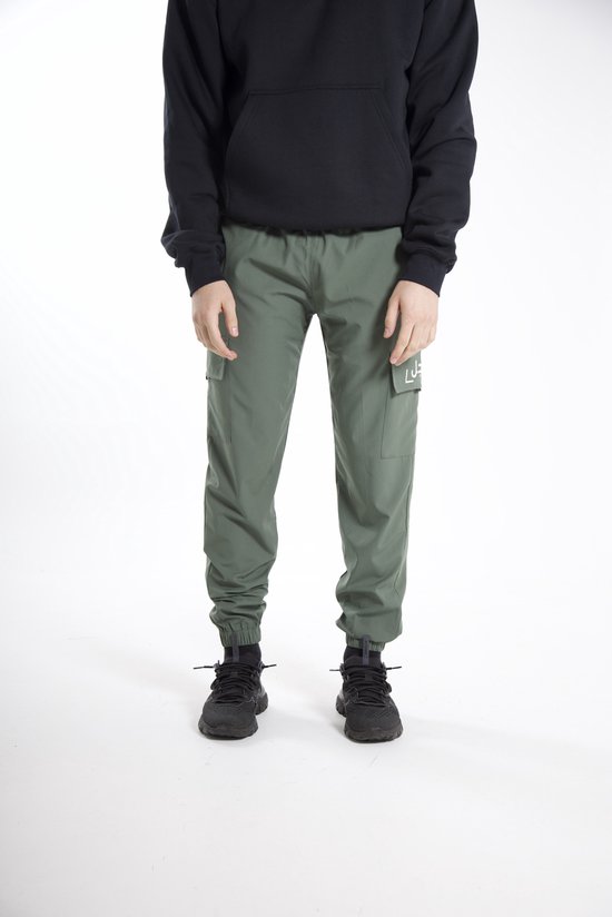 Pantalon cargo | Razjoul | Super léger et confortable | Vert régulier