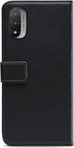 Mobilize Classic Gelly Wallet Telefoonhoesje geschikt voor Motorola Moto E20 Hoesje Bookcase Portemonnee - Zwart