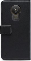 Mobilize Classic Gelly Wallet Telefoonhoesje geschikt voor Nokia 1.4 Hoesje Bookcase Portemonnee - Zwart