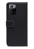 Mobilize Classic Gelly Wallet Telefoonhoesje geschikt voor POCO X3 GT Hoesje Bookcase Portemonnee - Zwart
