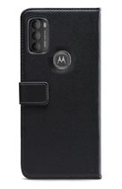 Mobilize Classic Gelly Wallet Telefoonhoesje geschikt voor Motorola Moto G71 5G Hoesje Bookcase Portemonnee - Zwart
