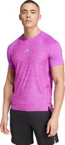 adidas Performance Gym+ Training 3-Stripes T-shirt - Heren - Paars- M