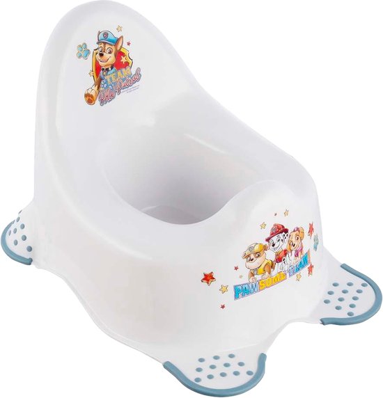Keeeper PAW Patrol - Plaspot - antislip - tot max 15kg - Wit/Blauw