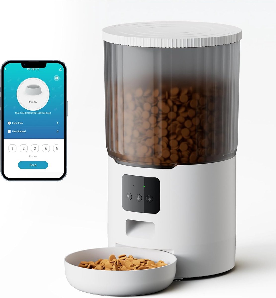 Automatische Programmeerbare Voerbak Kat Geluidsarm Ontwerp - Automatische - €156,95