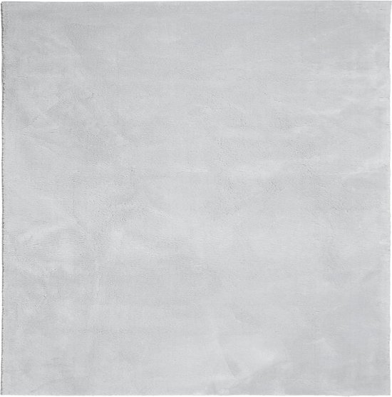 vidaXL-Vloerkleed-HUARTE-laagpolig-zacht-wasbaar-160x160-cm-grijs