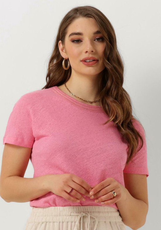 NUKUS Secchia Top Pink Tops & T-shirts Dames - Shirt - Roze - Maat S