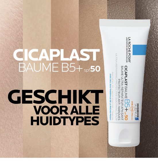 La Roche-Posay Cicaplast Balsem B5 SPF50 - Ondersteunt herstel - Vermindert Geïrriteerd Gevoel - Alle huidtypes - 40ml