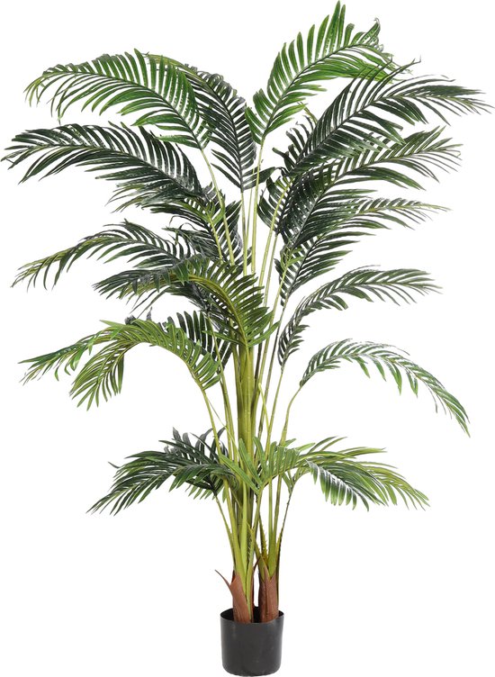 Kunst Arecapalm Tenerife Groot | 185cm - Namaak arecapalm tenerife - Kunstplanten voor binnen - Kunstplant arecapalm Tenerife
