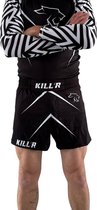 MMA kleding - Vechtsport broek- Sport T-Shirt Zwart Wit