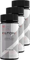 Keton1 | Ketose Sticks | 3 stuks | 3 x 50 sticks | Ketose dieet | Ketonentest