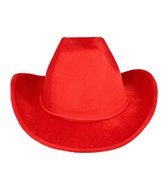 Cowboyhoed Velvet Rood Cowboy Hoed Hat Festival Country Western Feest