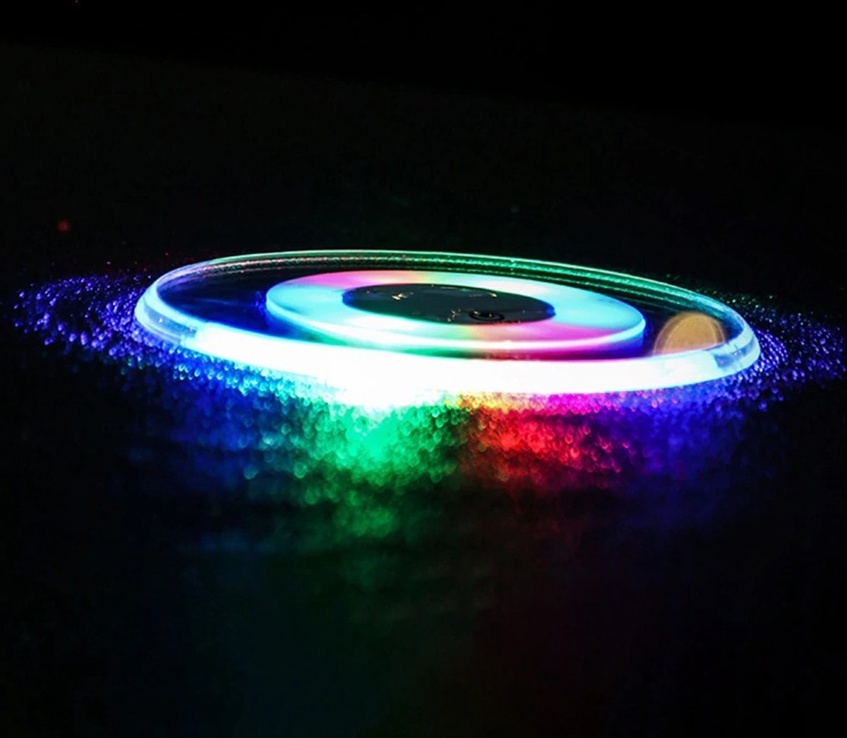 Lichtgevende Onderzetters Set - RGB kleuren - 6 Stuks - LED